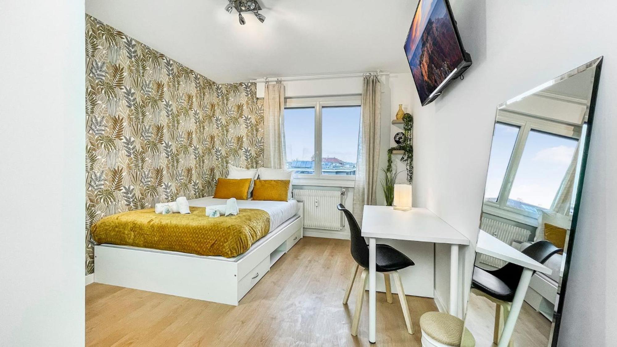 Homey La Coloc Mugi - Colocation Haut De Gamme - Chambres Privees - Balcon - Wifi Et Netflix - Proche Transports Commun آنماس المظهر الخارجي الصورة