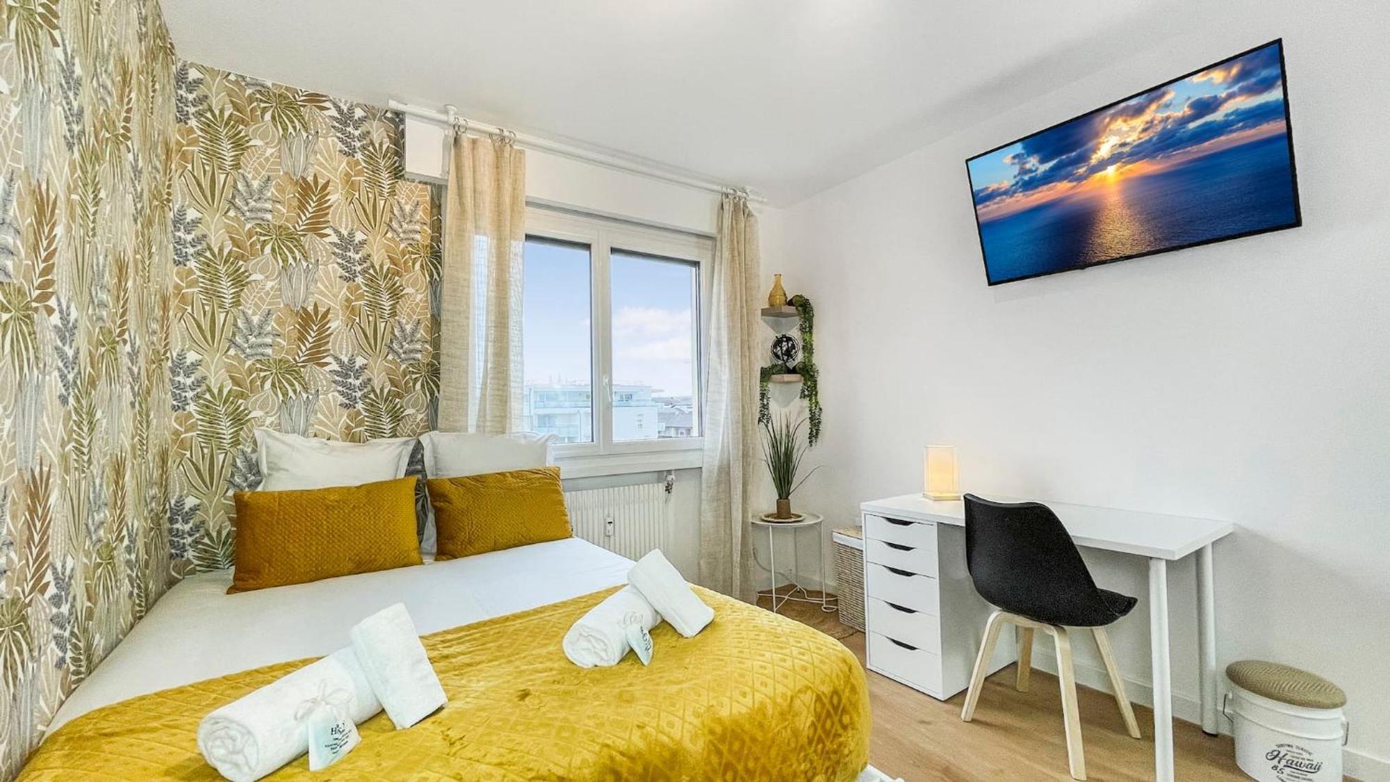 Homey La Coloc Mugi - Colocation Haut De Gamme - Chambres Privees - Balcon - Wifi Et Netflix - Proche Transports Commun آنماس المظهر الخارجي الصورة